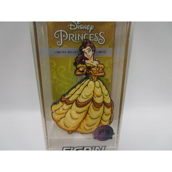 Disney Parks 2022 Figpin #623 Princess Belle Pin Limited Release Park Exclusive - Picture 1 of 3